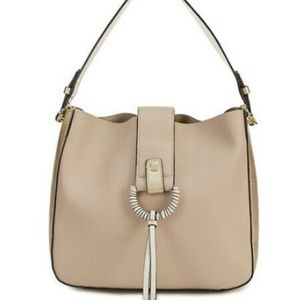 Kate Landry Wrapped Ring Taupe Handbag - NWT